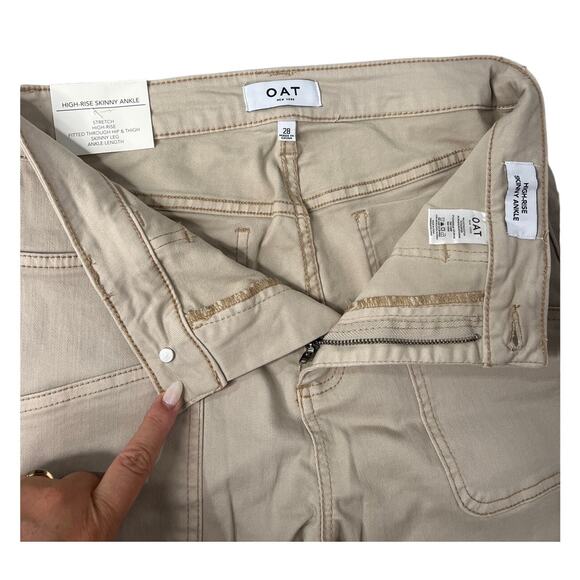OAT Nyc High Rise Skinny‎ Ankle Stretch Pants -NWT - Picture 4 of 6